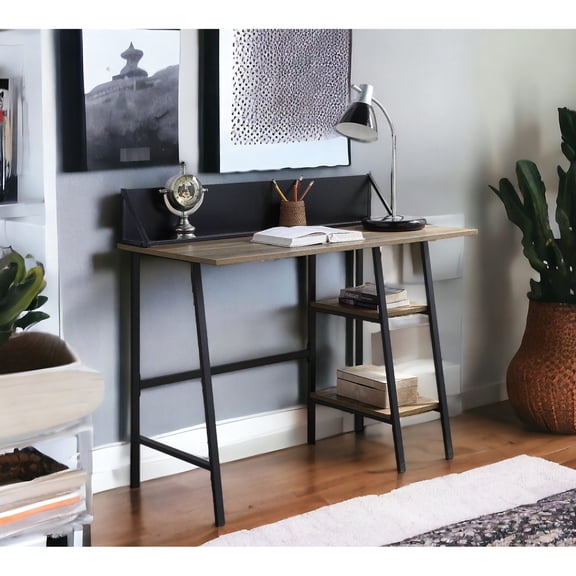 Rustic Oak Writing Desk with Modern Design / Contemporary Touch for Furniture