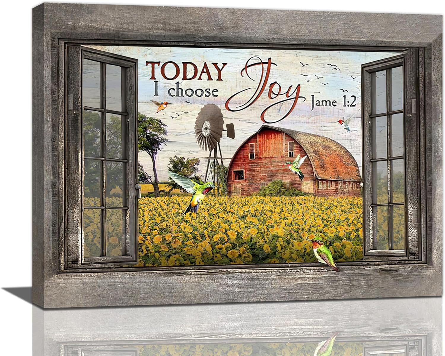 Rustic Old Barn Wall Decor Country Barn Windmill Pictures Wall Art