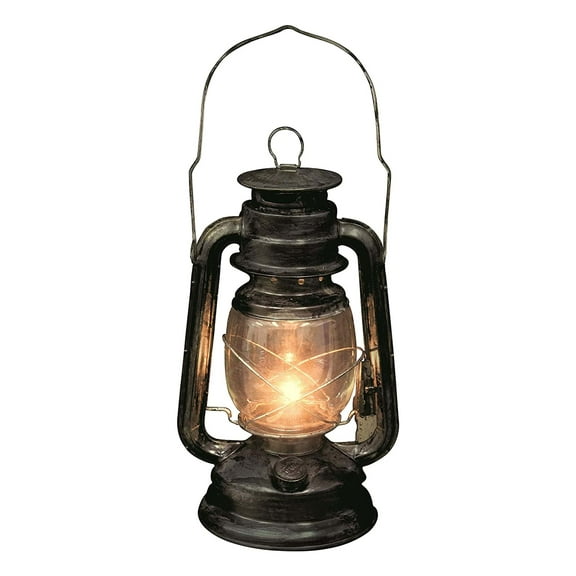 Light Up Old Lantern With LED Light Decoration