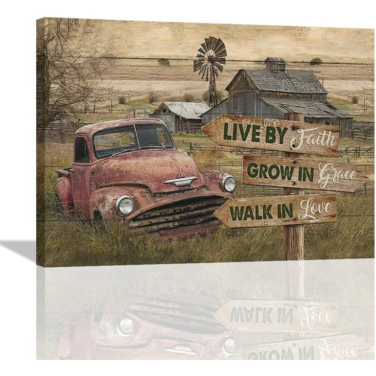 12” X 16” Rustic Farmhouse Red Wood Frame 12” X 16” Rustic Farmhouse Red Wood Frame
