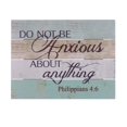 thumbnail image 1 of Beechdale Frames 181083 Rustic Pallet Art - Be Not Anxious, 9 x 12 in., 1 of 1