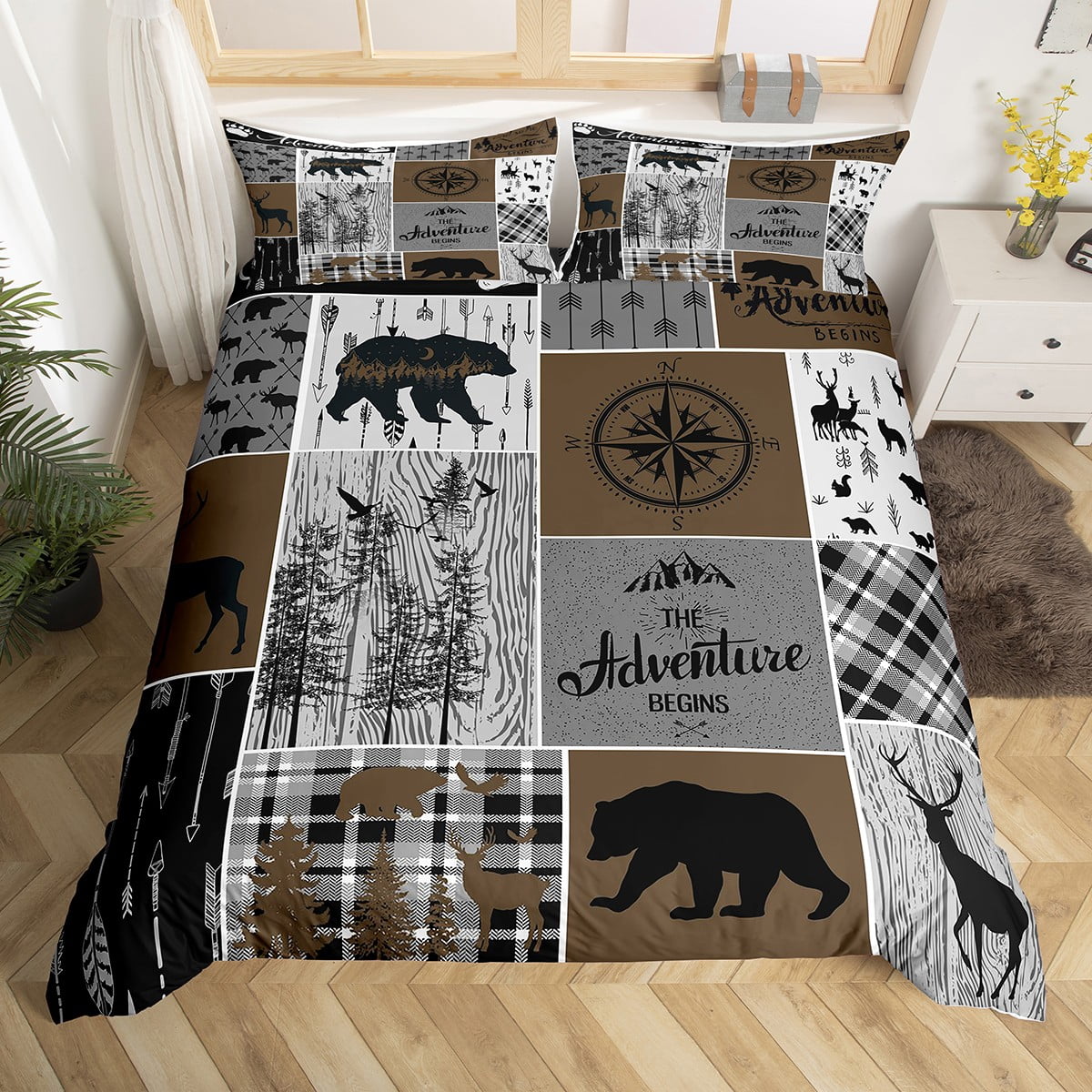 Woodland Majestic Deer WJ2404023CL Duvet Cover Set main image 1