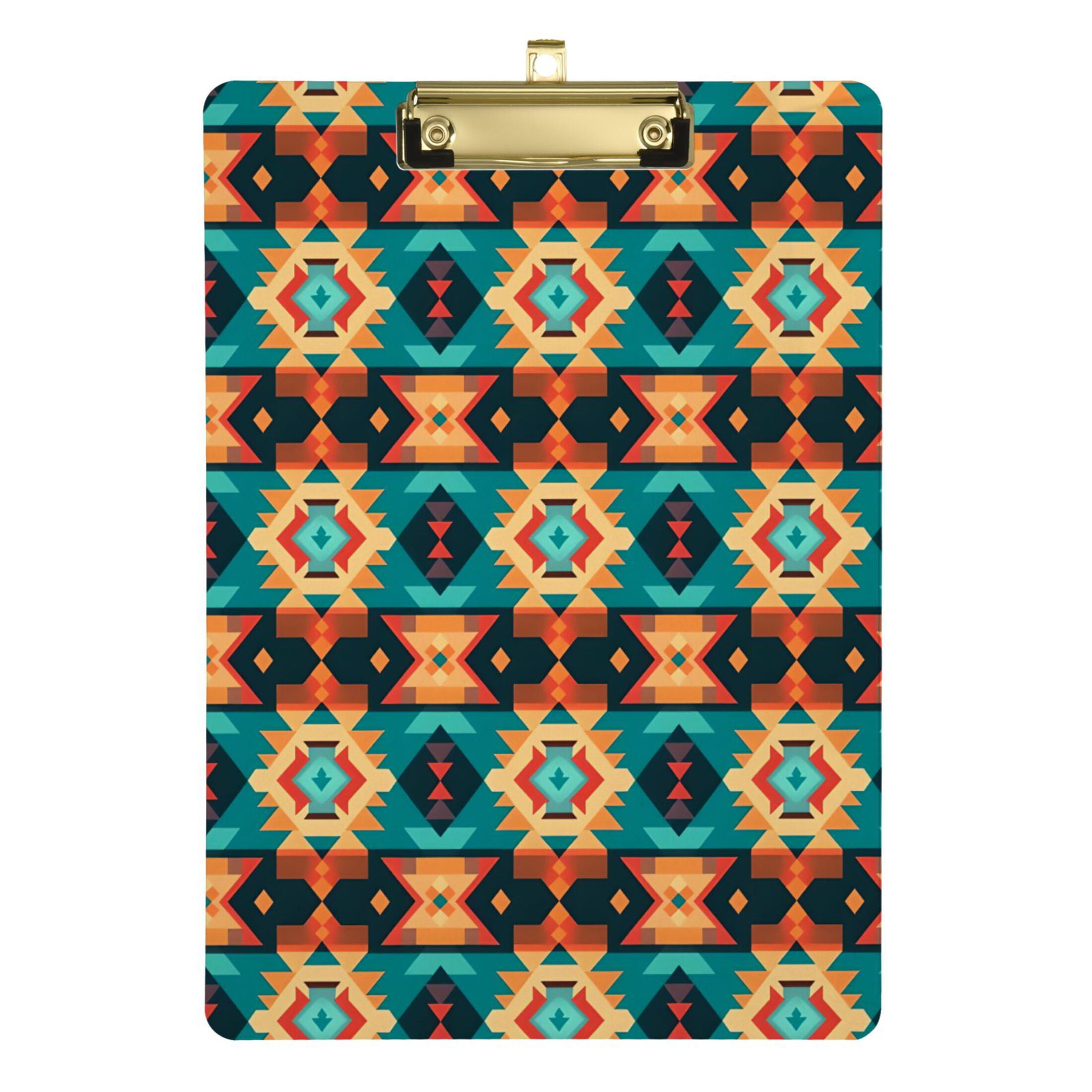 Rustic Pattern Acrylic Clipboards 12 x 9 Inch A4 Size with Low Profile