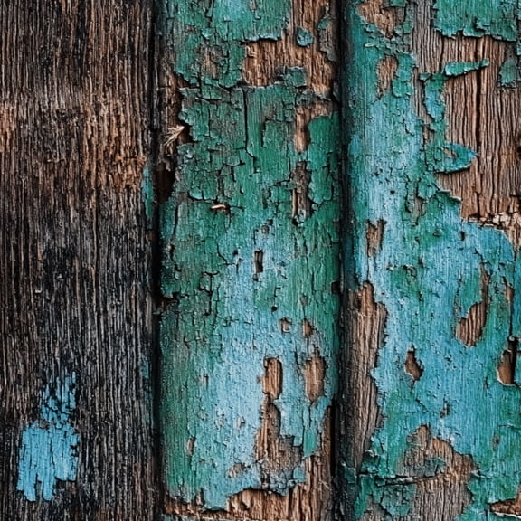 Rustic Peel and Stick Wallpaper 17.7in x 9.8ft Weathered Wooden Planks Peeling Turquoise Paint Contact Paper Vinyl Waterproof Self Adhesive Wall Paper for Bedroom Shelf Cabinet Renter Friendly
