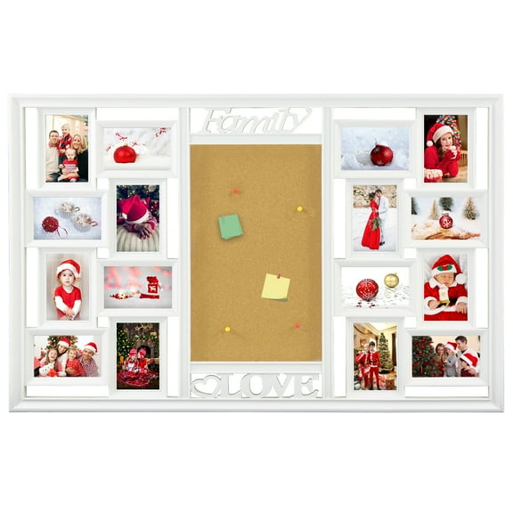 Rustic Photo Frames Collage Picture Frame 6x4 with Glass Front and Note Space