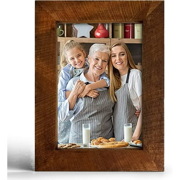 Rustic Picture Frames Farmhouse Photo Frame Wood | Rustic Brown - 4x6