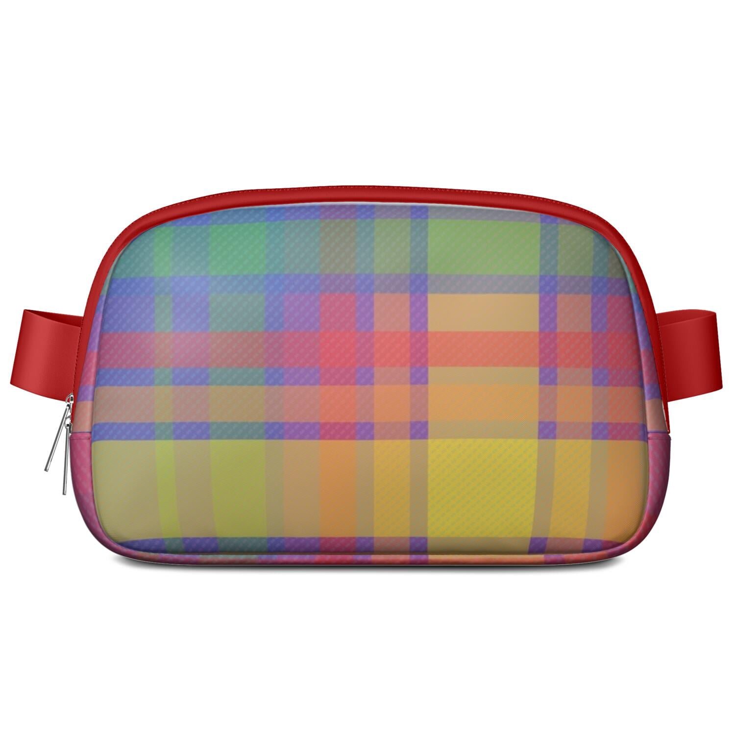 Rustic Plaid Fanny Pack – Farmhouse Style Belt Bag with Classic Buffalo Plaid Design