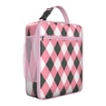 thumbnail image 1 of Rustic Plaid Insulated Lunch Bag Box Men Reusable Lunch Tote Bag with Detachable Handle Lunch Box Containers Office Travel, 1 of 6