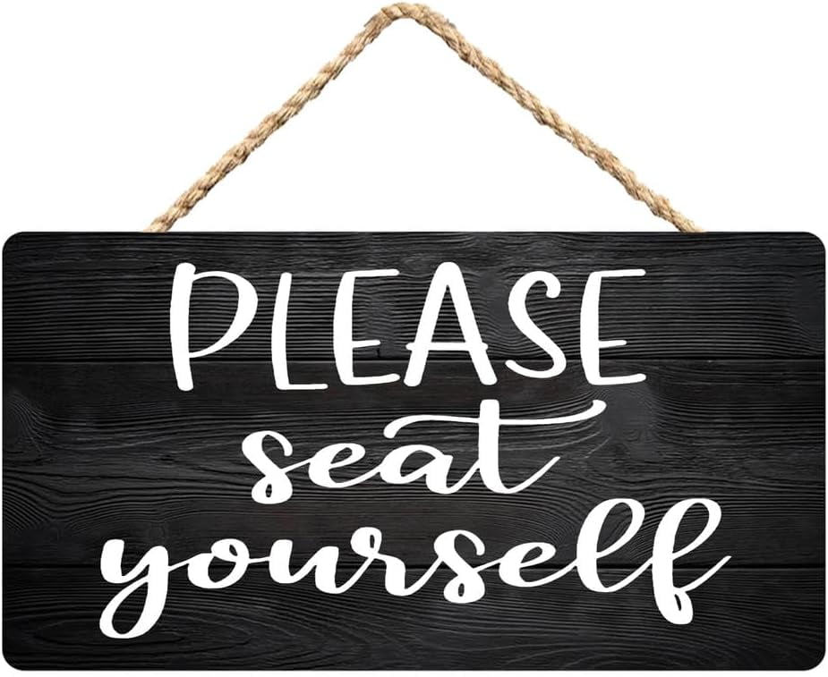 Rustic Wooden Welcome Sign - Farmhouse Style Hanging Plaque For Home Decor, 8x10 Inch Wall Art