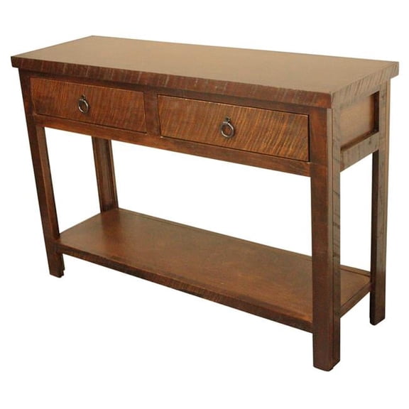 Rustic Promo Sofa Table in Havana Gold