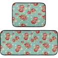 thumbnail image 1 of Rustic Pumpkins Buffalo Kitchen Rug and Mat Set of 2 Anti Fatigue Non Slip Washable Farmhouse Welcome Fall Autumn Floral Runner Rugs Floor Mats for Thankgiving Holiday Kitchen Laundry Room Home Decor, 1 of 6