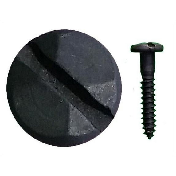 Rustic Pyramid Head Slotted Wood Screws - 1" x #8