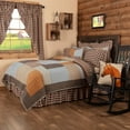 thumbnail image 1 of Rustic Quilt Rory Patchwork Brown Creme Country Bedroom Decor TCC Brands, 1 of 2