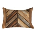 thumbnail image 1 of Rustic Quilted Pillowcover, Wooden Fence Vintage and Grunge Gardening Themed Natural Rural Pastoral Print, Standard King Size Accent Pillow Cover for Bedroom, 36" x 20", Brown, by Ambesonne, 1 of 2