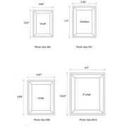 Rustic Reach Desktop Solid Wood Photo Frame, 1-Opening, 4x6 Photo Size, Natural Finish, Photo Frame