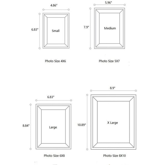 Rustic Reach Desktop Solid Wood Photo Frame, 1-Opening, 4x6 Photo Size, Natural Finish, Photo Frame