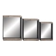 thumbnail image 1 of DecMode 24", 28", 32"H Beige Wall Mirror, Set of 3, 1 of 8