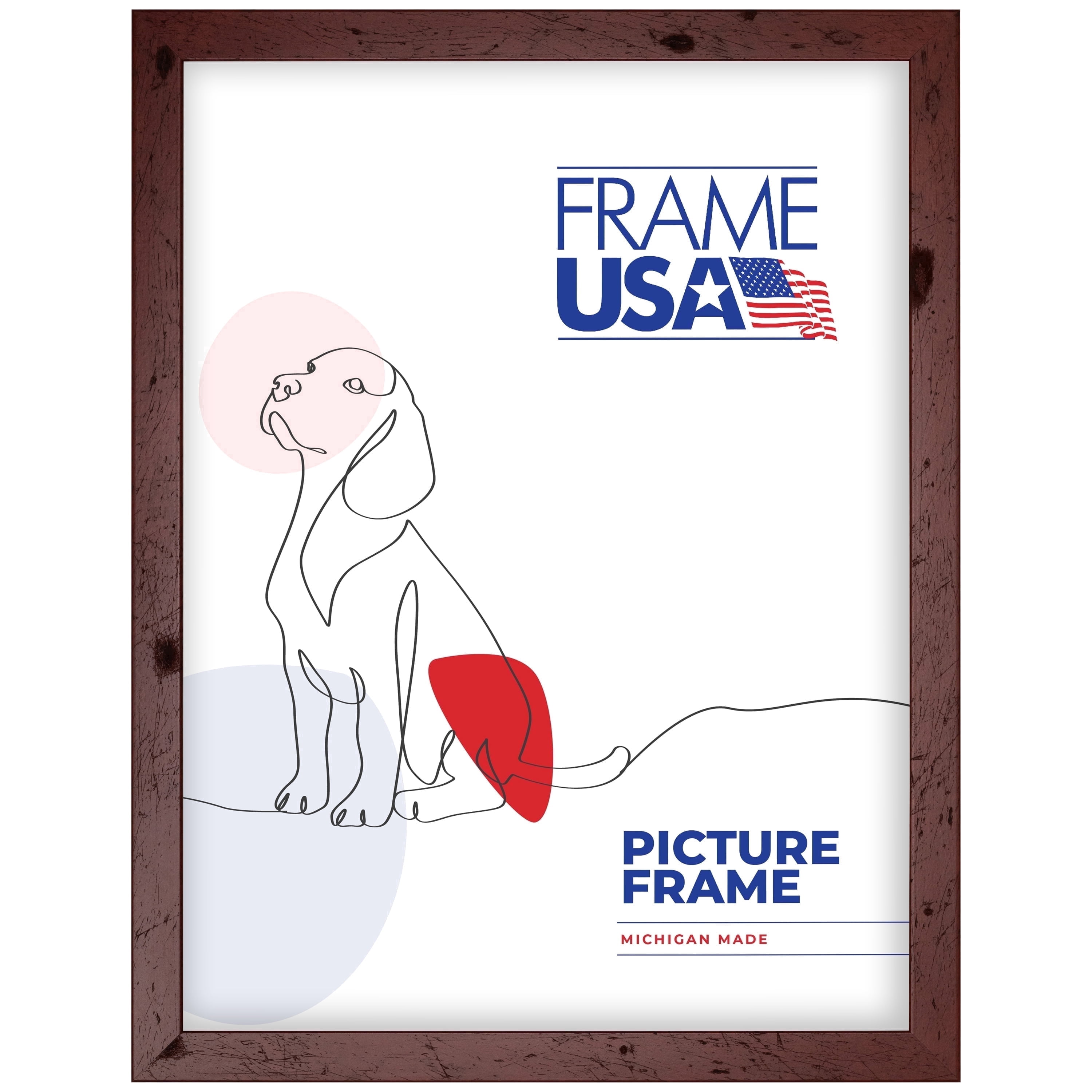 Rustic Red 18x24 Inch Picture Frame