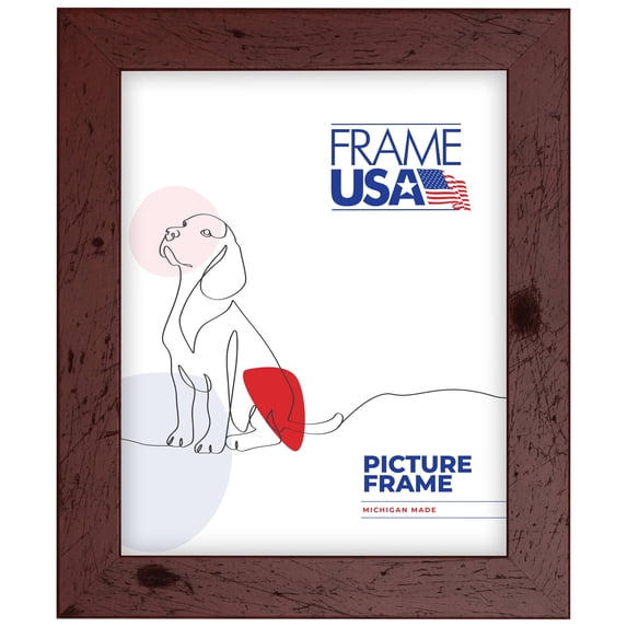 Rustic Red 23x35 Inch Picture Frame