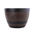 thumbnail image 1 of Rustic Resin Barrels Bucket Flower Planter Plant Pots Boxes Container Pail Backyard Planter Outdoor Indoor, 1 of 6