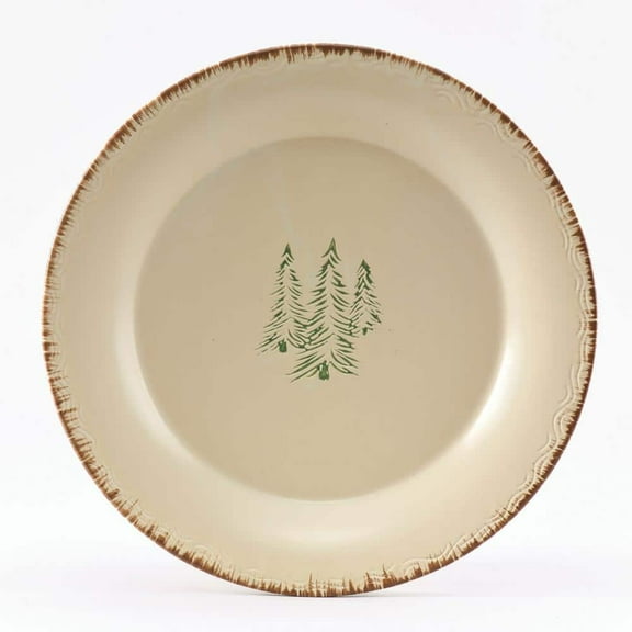 Rustic Retreat Tan Dinner Plate (Set of 4)