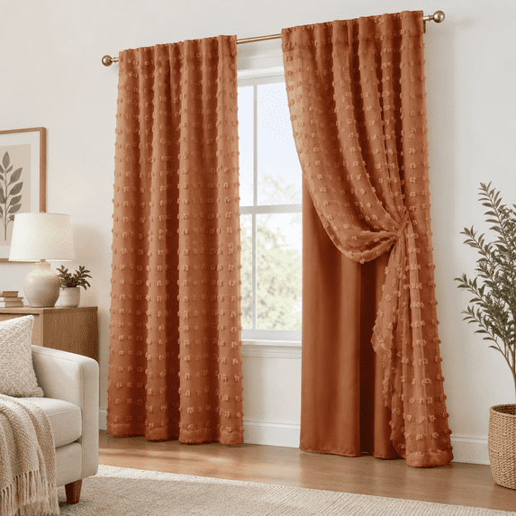 Windows Apps Retro Rustic Retro Black Out Curta63 Inch Long For Bedroom Windows Room ...