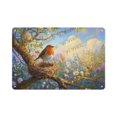 thumbnail image 1 of Rustic Robin Bird Aluminum Tin Sign – 5.5x8 Inch Metal Wall Art for Nature Enthusiasts, Birdwatchers, and Garden Lovers – Gift for Living Room, Porch, and Café Décor, 1 of 8