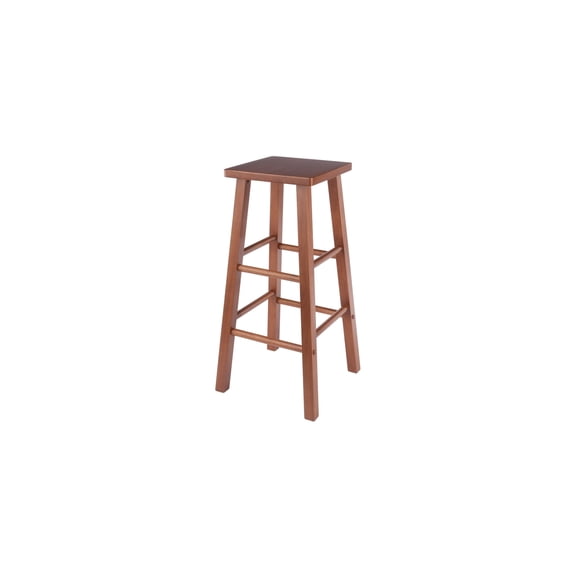 Rustic Romance Bar Stool, Teak Finish