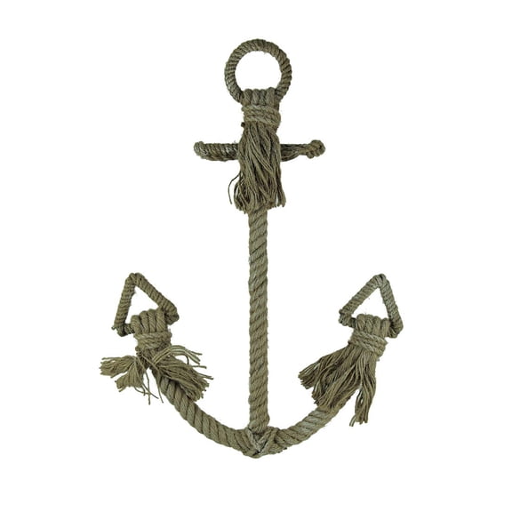 Rustic Rope Ship Anchor Nautical Wall Decor