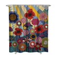 thumbnail image 1 of Rustic Roses Shower Curtain - Countryside Charm with Classic Blooms, 72x84 Inches, 1 of 5