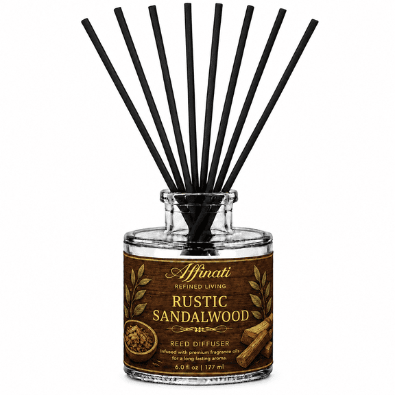 Rustic Sandalwood Reed Diffuser