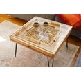 thumbnail image 1 of Rustic Scrabble Coffee Table with removable top - letter tiles included, 1 of 10