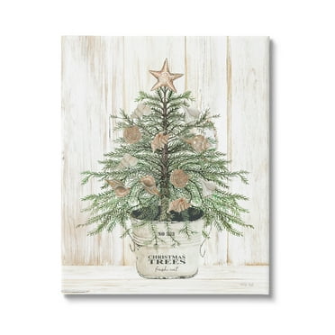 Stupell Industries Merry Christmas Sentiments Winter Holly Florals ...