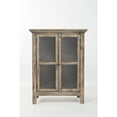 thumbnail image 1 of Rustic Shores 32" Coastal Distressed Acacia Two-Door Accent Cabinet, 1 of 8