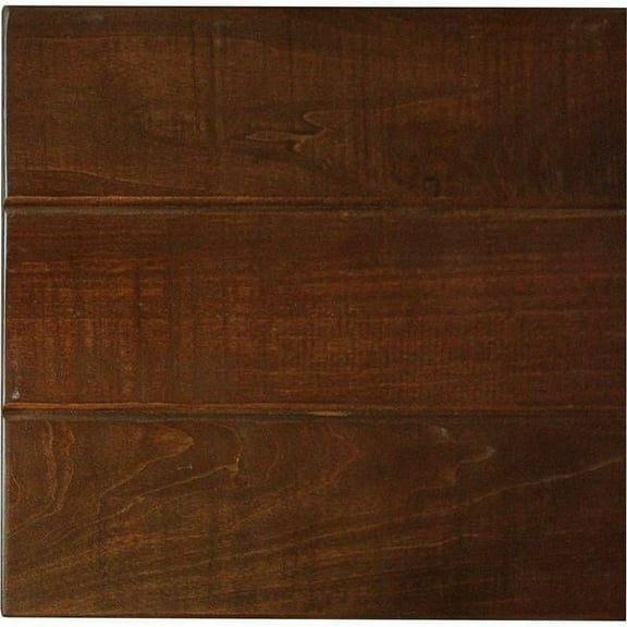 Rustic Shutter Door Kitchen Island in Havana Gold with Pine Top