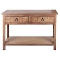 thumbnail image 1 of Rustic Sofa Table with 2 Drawers, Rustic Dark Blue, 1 of 1