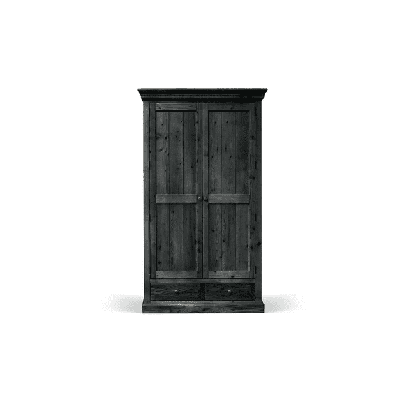 Rustic Solid Wood Wardrobe