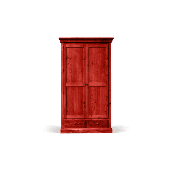 Rustic Solid Wood Wardrobe