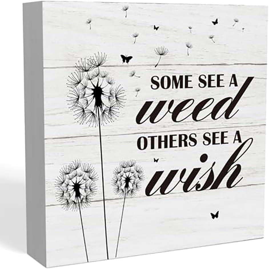 Rustic Spring Office Desk Decor Cute Some See A Weed Others See A Wish ...