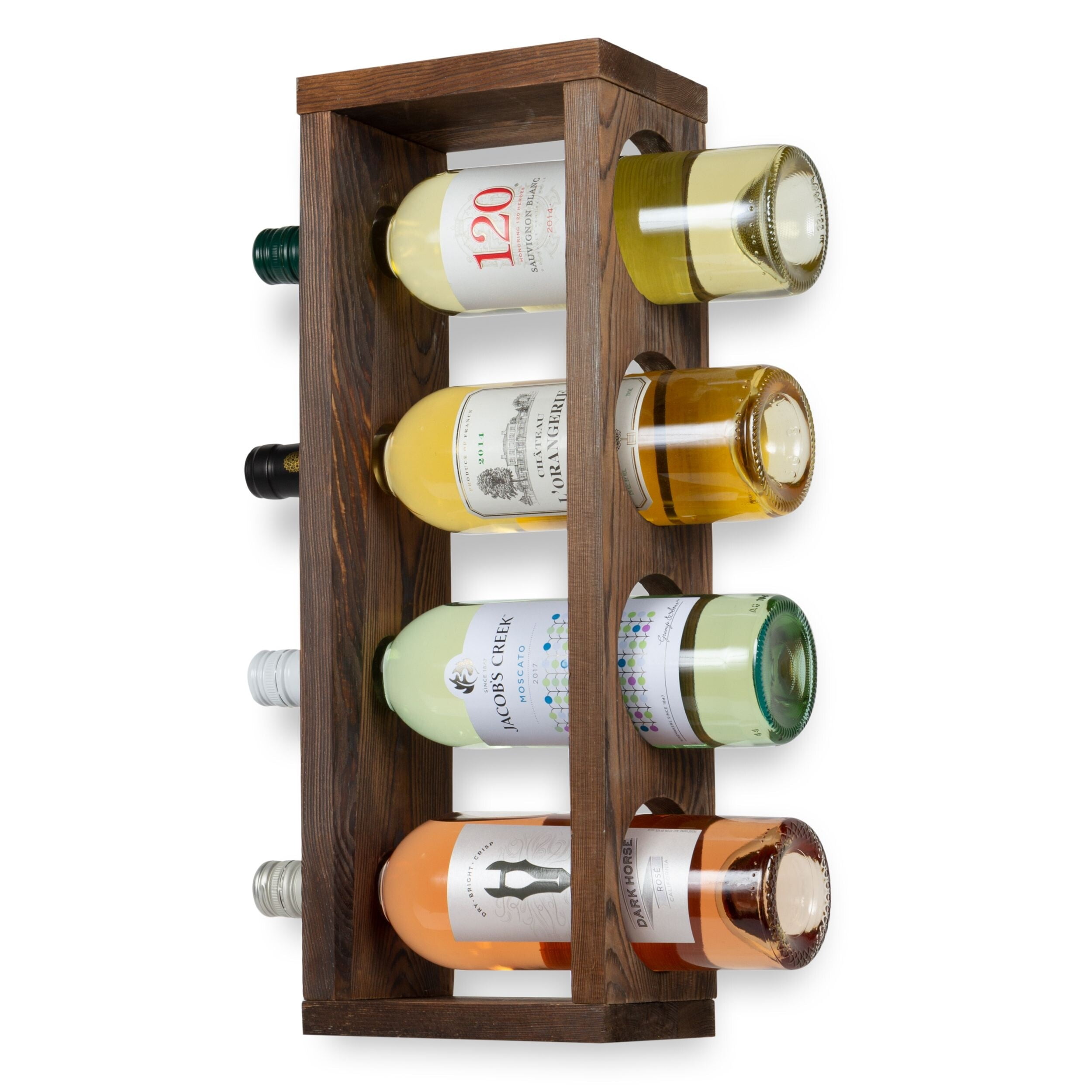 Rustic wine rack wall mounted sale
