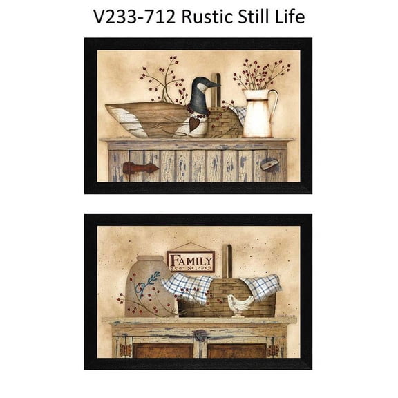 TrendyDecor4U Rustic Still Life Collection By Linda Spivey Wall Art V233-712