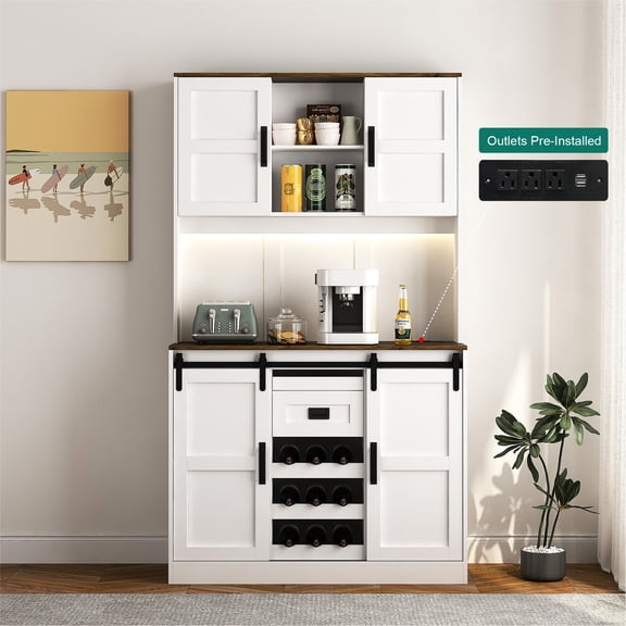 Rustic Storage Sideboard / Organize Utensils, Ensure Durable Use
