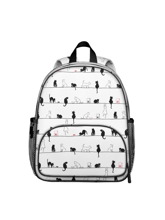 Rustic Style Nordic Boho Waterproof School Backpack with Double Zipper Sliders