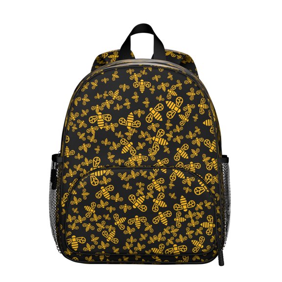 Rustic Style Nordic Boho Waterproof School Backpack with Double Zipper Sliders