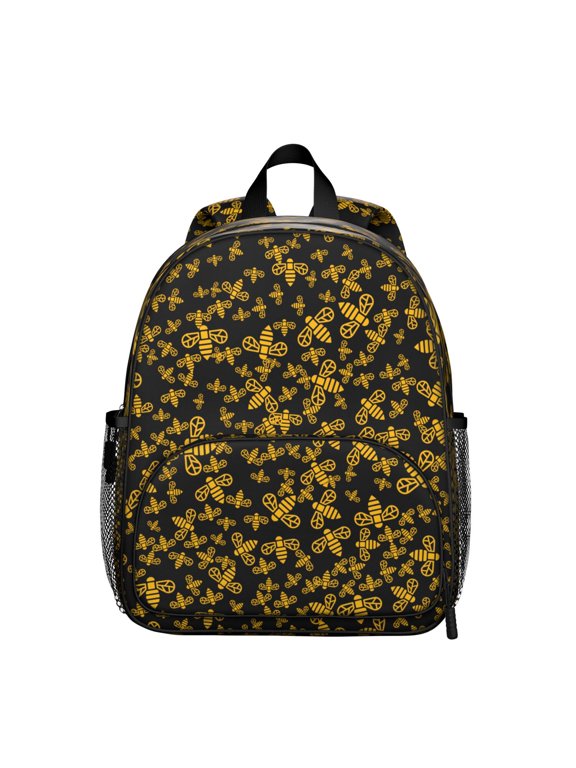 Rustic Style Nordic Boho Waterproof School Backpack with Double Zipper Sliders