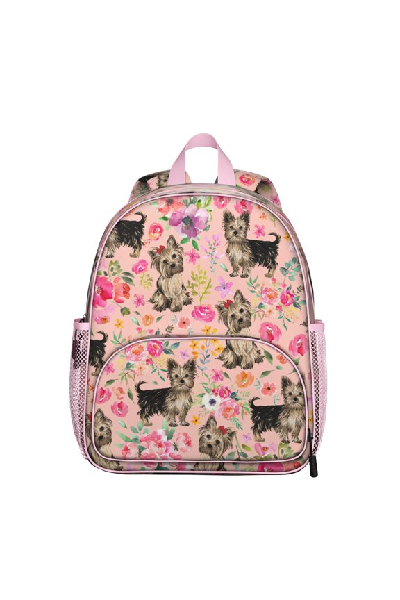 Rustic Style Nordic Boho Waterproof School Backpack with Double Zipper Sliders