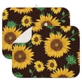 thumbnail image 1 of Rustic Sunflower and Wildflower Coffee Mat – Ultra Absorbent Microfiber Spill Mat, Multi-Functional Dish Drying Pad for Kitchen Countertops & Coffee Bars, 1 of 4