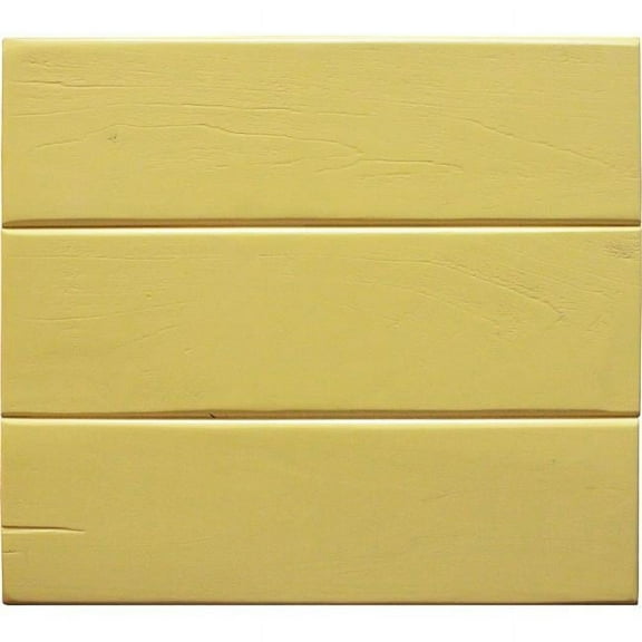 Rustic Tall Curve Corner Shutter TV Cart in Yellow