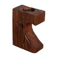 thumbnail image 1 of Rustic Teak Wood Railroad Tie Candle Holder | Distressed Aged Wooden Candle Stand | Rustic Ranch Style Decor | Unique One-Of-A-Kind Gift, 1 of 6