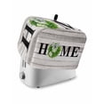 thumbnail image 1 of Rustic Toaster Cover 4 Slice, Large Kitchen Appliance Covers, Eucalyptus Leaves Green Wreath Wooden Plaid Home Toaster Oven Cover with Loop, Bread Machine Cover Polyester Dust Cover Protection, 1 of 4
